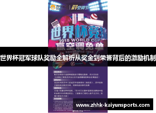 世界杯冠军球队奖励全解析从奖金到荣誉背后的激励机制