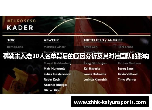 穆勒未入选30人名单背后的原因分析及其对德国队的影响