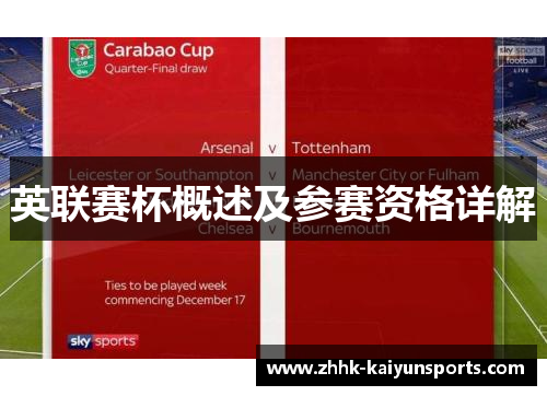 英联赛杯概述及参赛资格详解